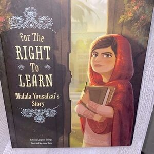 For the right to learn by Malala Yousafzais’s story book